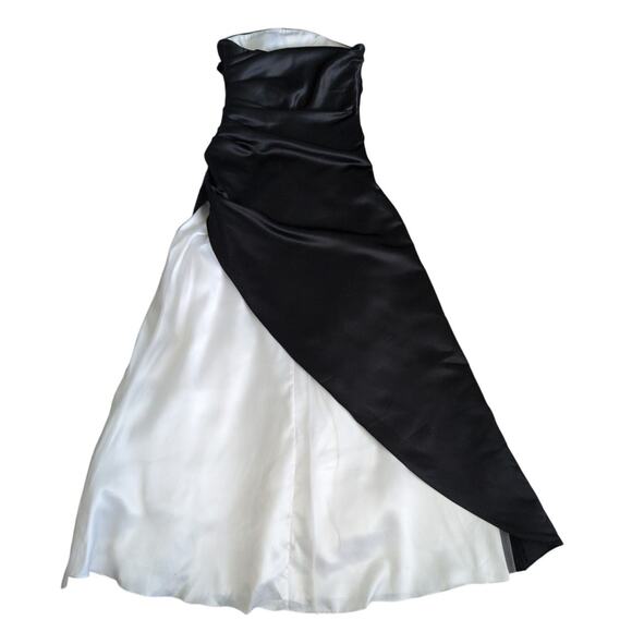 Vintage Jump Apparel Beaded Evening Gown 10 Y2K 90s Formal Glam Occasion Dress - Picture 2 of 6